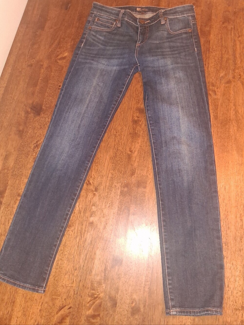 Kut From The Kloth Medium Wash Straight Leg Jeans 2
